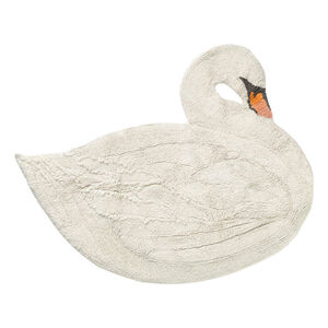 Wasbare Tapijt 120x100cm Swan 