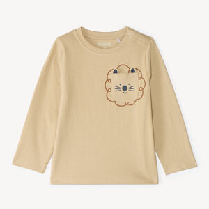 T-shirt manches longues bébé garçon avec poche ludique 