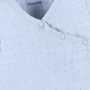 Gigoteuse sans manches en mousseline 50 cm - Bleu 