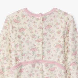 Pyjama met bloemenprint en mouwloos vest voor meisjes met verschillende sluitingen per leeftijd 