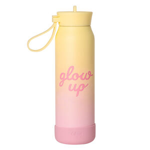 Gourde isotherme 350ml Yellow Pink Glowup 