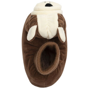 Chaussons peluche chien pour enfant garçon 