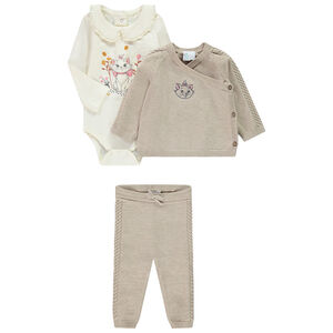 3-delig gebreid Marie Disney set voor meisjes 