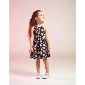 Robe débardeur imprimé fleuri pour bébé fille 