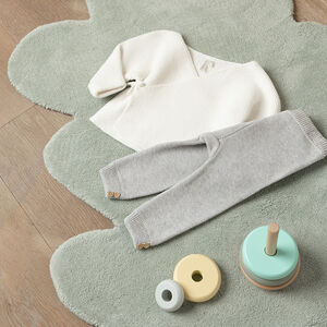 Katoenen gaas boxershort met fantasieknoppen voor baby jongen 