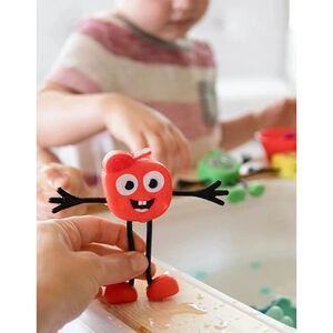 Badspeelgoed 1 Figuurtje & 2 blokjes lichtgevend 3jaar+ Sammy Red 
