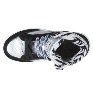 US Marshall Baskets montantes argentées et zébrées du 36 au 38 