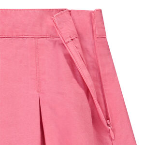 Rok met plissé-effect in popeline voor meisjes 