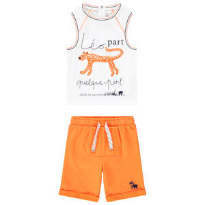 Ensemble de plage fantaisie débardeur + bermuda pour bébé garçon 