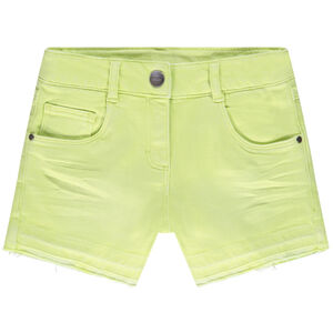 Short in denim overdye-effect voor meisjes 