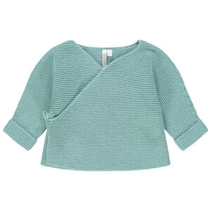 Gilet en tricot uni coton pour bébé garçon 