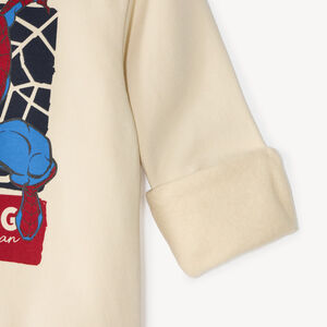 Sweatshirt jongen oversize met Spider-Man Marvel print 