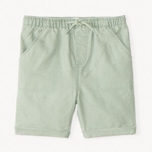 Textured canvas shorts for baby boy 