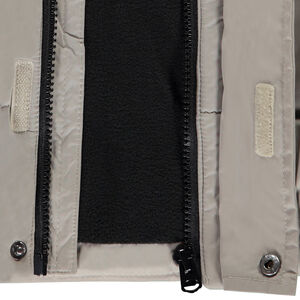 Doudoune longue matelassée effet color block pour garçon 