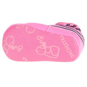 Babies montantes rayées avec revers et lacets 