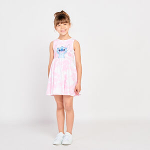 Mouwloze jurk met tie-dye effect Stitch Disney voor meisjes 