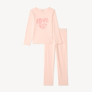 Pyjama van 2 delen met lange mouwen en een fantasiedruk voor meisjes 