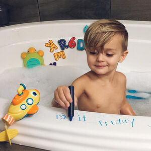 Set van 5 multikleuren badkrijtjes Nûby 