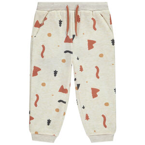 Joggingbroek met arty print voor jongen 