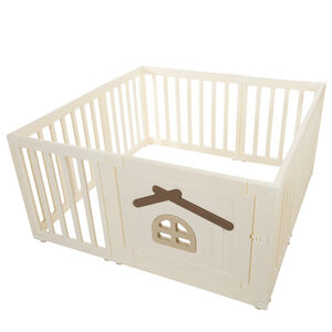 Parc modulable Joy en plastique blanc 