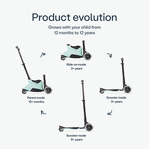 Scooter Xtend Ride On Step 3-in-1 Petrol Green 12M-12jaar 