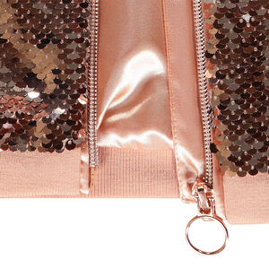 Glitter bomberjack voor meisjes 