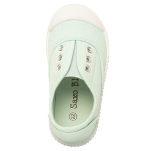 Lage sneakers van stof met elastische tong voor baby meisjes 