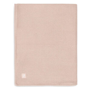 Couvrture berceau Basic Knit Fleece 75x100 cm - Wilde Rose 