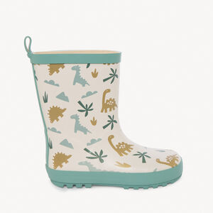 Dino-print regenlaarzen voor jongens 
