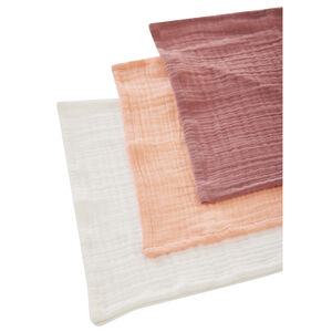 Lot de 5 serviettes en tétra 25 x 25 cm 