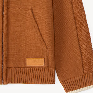 Gilet zippé en tricot garçon 