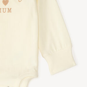 Set van 2 evoluerende lange mouw bodies voor babymeisjes 
