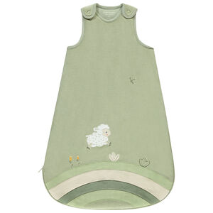 Gigoteuse sans manches TOG 2 en velours La Vie à la Ferme vert 