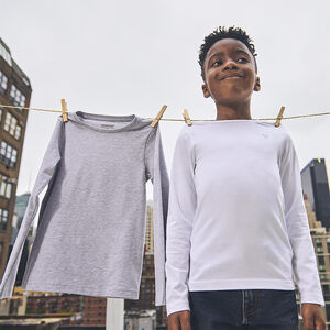 Set van 2 lange mouwen onderhemdjes voor jongens 