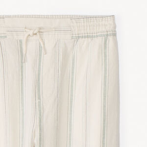 Pantalon droit en toile rayée garçon 