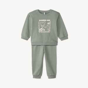 Jogging set voor baby jongens met fantasieprint 