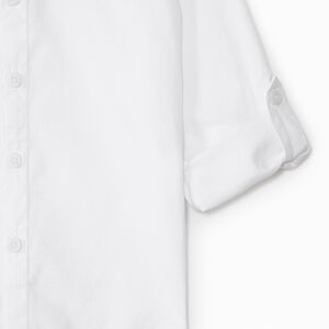 Chemise manches longues col mao pour bébé garçon 