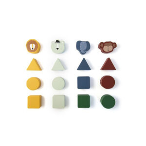 Vormenspel met houten doos van Trixie voor fijne motoriek vanaf 1 jaar 
