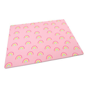 Tapis de jeu 100X140cm Pink rainbows 