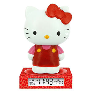 Réveil + veilleuse Hello Kitty 