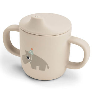 Tasse d'apprentissage en silicone Celebration Sable 