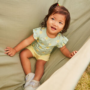 Lot de t-shirt manches courtes fantaisie pour bébé fille 