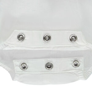 Robe body effet 2 en 1 avec broderie anglaise pour bébé fille 