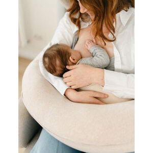 Housse de coussin d'allaitement Buddy chine sand 