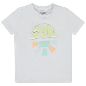 T-shirt manches courtes print embossé pour bébé garçon  