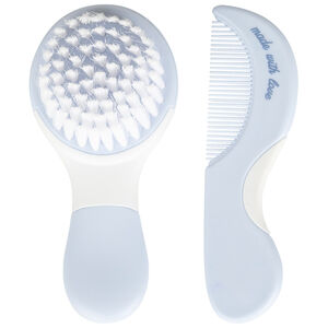 Set brosse et peigne Aloha - Bleu 