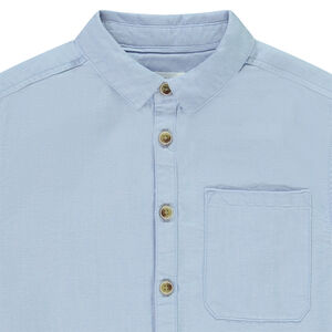 Chemise manches longues unie pour garçon 