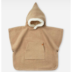 Poncho Teddy 1-3 ans Brun  
