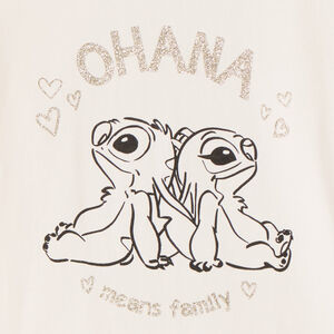 T-shirt met lange mouwen met pailletten Stitch & Angel Disney voor meisjes 