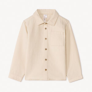 Effen langemouwen blouse voor babyjongen 